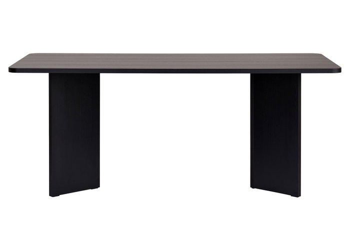 Nordure Mesa de Comedor Linza Madera Negra
